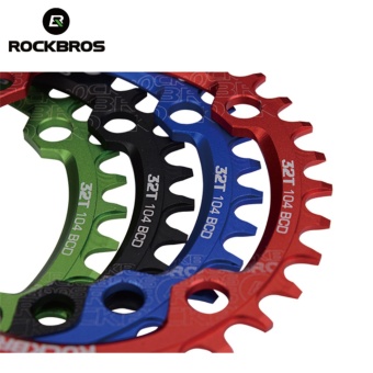 ROCKBROS 32T/34T/36T/38T Crankset MTB Bike Bicycle Parts Oval RoundBicycle Bike Crank & Chainwheel 104BCD Wide NarrowChainring(34T Oval Black) - Intl June 2018 - 3 ROCKBROS 32T/34T/36T/38T Crankset MTB Bike Bicycle Parts Oval RoundBicycle Bike Crank & Chainwheel 104BCD Wide NarrowChainring(34T Oval Black) - intl - 3