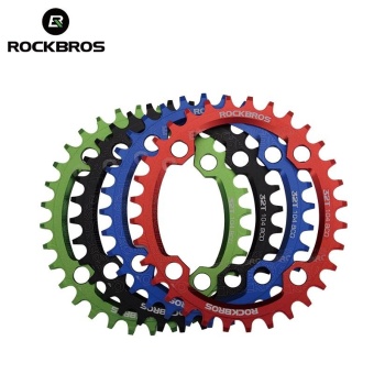 ROCKBROS 32T/34T/36T/38T Crankset MTB Bike Bicycle Parts Oval RoundBicycle Bike Crank & Chainwheel 104BCD Wide NarrowChainring(34T Oval Blue) - Intl April 2018 - 4 ROCKBROS 32T/34T/36T/38T Crankset MTB Bike Bicycle Parts Oval RoundBicycle Bike Crank & Chainwheel 104BCD Wide NarrowChainring(34T Oval Blue) - intl - 4