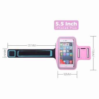 Running Arm Band Phone Case Holder Pouch For 5.5 InchUniversal(Orange) - Intl July 2018 - 3 Running Arm Band Phone Case Holder Pouch For 5.5 InchUniversal(Orange) - intl - 3