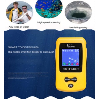 Super Wireless Fish Finder Fishing Depth Sonar Sensor Alarm RadarRechargeable - Intl July 2018 - 2 Super Wireless Fish Finder Fishing Depth Sonar Sensor Alarm RadarRechargeable - intl - 2