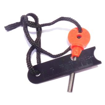 Survival Magnesium Fire Starter Flint Firesteel Tactical Tool WithEmergency Rescue Whistle Compass Function Orange June 2018 - 5 Survival Magnesium Fire Starter Flint Firesteel Tactical Tool WithEmergency Rescue Whistle Compass Function Orange - 5