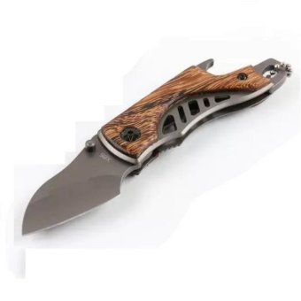 X65 Pocket Folding Knife Wood Handle With Bottle Opener #0940 June 2018 - 2 X65 Pocket Folding Knife Wood Handle with Bottle Opener #0940 - 2
