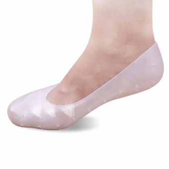 1 Pair Of Anti Slip Breathable Silicone Gel Socks Gel MoisturizingSocks Foot Care Protector (White) - Intl June 2018 - 2 1 Pair of Anti Slip Breathable Silicone Gel Socks Gel MoisturizingSocks Foot Care Protector (White) - intl - 2
