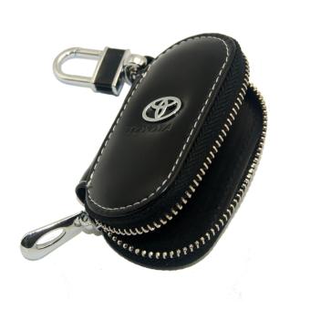 1pc Leather Key Wallet Car Key Case For TOYOTA (BLACK) - Intl June 2018 - 2 1pc Leather Key Wallet Car Key Case For TOYOTA (BLACK) - intl - 2