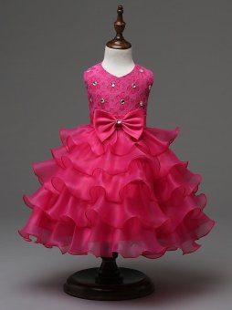 2017 Baby Christening Girl Dress Kids Ruffles Lace Dresses ForGirls Princess Tutu Dress For Wedding Party Events Wear Girls(color:Rose) - Intl June 2018 - 2 2017 Baby Christening Girl Dress Kids Ruffles Lace Dresses forGirls Princess Tutu Dress for Wedding Party Events Wear Girls(color:Rose) - intl - 2