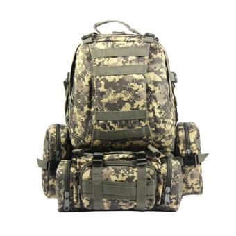 360WISH Detachable Outdoor 60L Multifunction Military Rucksacks Tactical Backpack Molle Assault Pack Trekking Bag - ACU - Intl June 2018 - 2 360WISH Detachable Outdoor 60L Multifunction Military Rucksacks Tactical Backpack Molle Assault Pack Trekking Bag - ACU - intl - 2