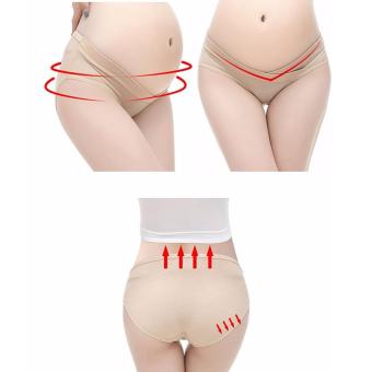 3Pcs Pregnancy Maternity Underwear Pregnant Panties WomenUnder The Bump Maternity Underwear(skin Color) - Intl June 2018 - 2 3Pcs Pregnancy Maternity Underwear Pregnant Panties WomenUnder the Bump Maternity Underwear(skin color) - intl - 2
