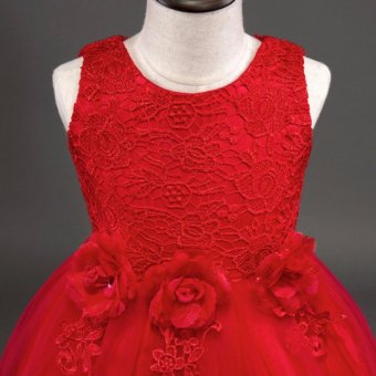 Amart Girls Flower Pageant Dress Kids Girl Lace Tutu Princess Dresses For Evening Party Wedding - Intl June 2018 - 2 Amart Girls Flower Pageant Dress Kids Girl Lace Tutu Princess Dresses For Evening Party Wedding - intl - 2