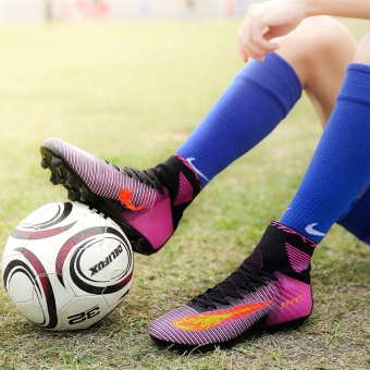 APTESOL High Ankle FG Football Shoes For Men Boys Outdoor Newest Long Spikes Training Football Boots Hard-Wearing Soccer Shoes - Intl June 2018 - 4 APTESOL High Ankle FG Football Shoes For Men Boys Outdoor Newest Long Spikes Training Football Boots Hard-Wearing Soccer Shoes - intl - 4
