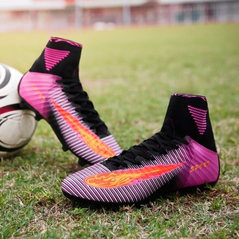 APTESOL High Ankle FG Football Shoes For Men Boys Outdoor Newest Long Spikes Training Football Boots Hard-Wearing Soccer Shoes - Intl June 2018 - 3 APTESOL High Ankle FG Football Shoes For Men Boys Outdoor Newest Long Spikes Training Football Boots Hard-Wearing Soccer Shoes - intl - 3