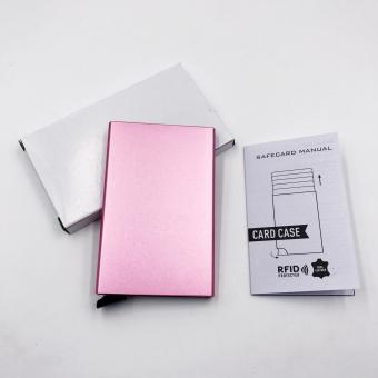 Automatic Pop Up RFID Blocking SafeCard Case (Pink) June 2018 - 2 Automatic Pop Up RFID Blocking SafeCard Case (Pink) - 2