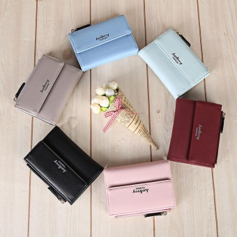 Baellerry Stylish PU Leather Card Holder Short Wallet Coin Purse For Women - Intl June 2018 - 3 Baellerry Stylish PU Leather Card Holder Short Wallet Coin Purse for Women - intl - 3