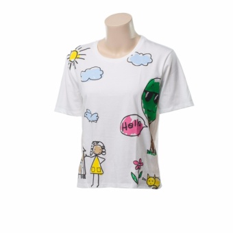 BENCH- YOW0529WH3 Ladies Graphic Tee (White) June 2018 - 2 BENCH- YOW0529WH3 Ladies Graphic Tee (White) - 2