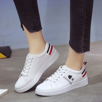 BIGCAT Women Flat Shoes Sports Sneakers Running Shoes White - Intl June 2018 - 3 BIGCAT women flat shoes sports sneakers running shoes white - intl - 3