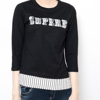 Bum Ladies Knits With Woven Combi (Black) May 2018 - 5 Bum Ladies Knits With Woven Combi (Black) - 5