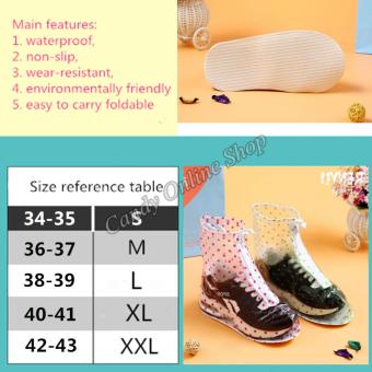 Candy Online Waterproof Non-slip Rain Shoe Covers (Green) July 2018 - 5 Candy Online Waterproof Non-slip rain shoe covers (Green) - 5