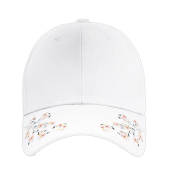 Cap City Baseball Caps With Plum Blossom Embroidery Flower Design (White) June 2018 - 2 Cap City Baseball Caps with Plum Blossom Embroidery Flower Design (White) - 2