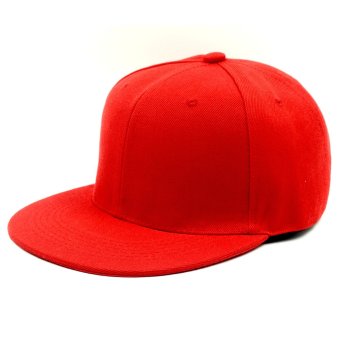 Cap City Unisex Snapback Pure Cap (Red) June 2018 - 3 Cap City Unisex Snapback Pure Cap (Red) - 3