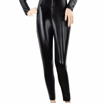 Catwoman Jumpsuit PU Leather Catwoman Costume Fancy Dress CatsuitHen Party Outfit Adult Cosplay Tight Bodysuit Zip Up Black - Intl June 2018 - 4 Catwoman Jumpsuit PU Leather Catwoman Costume Fancy Dress CatsuitHen Party Outfit Adult Cosplay Tight Bodysuit Zip Up Black - intl - 4