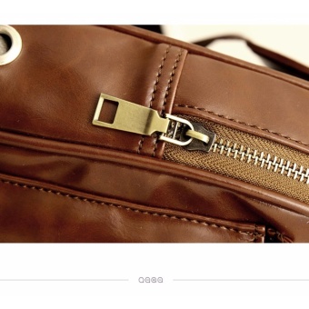 Chest Bag MEN Anti-theft Clasp Leather Bag Messenger Bag FashionMen's Bags June 2018 - 5 Chest Bag MEN Anti-theft Clasp Leather Bag Messenger Bag FashionMen's Bags - 5