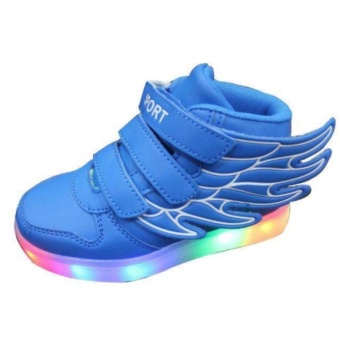 Children Boys Girls Running Wings Shoes Luminous Sneakers Led Light Up Kids Sneaker - Intl June 2018 - 2 Children Boys Girls Running wings shoes Luminous Sneakers Led Light Up Kids sneaker - intl - 2