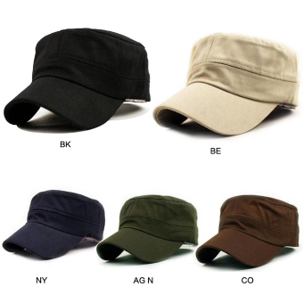 Classic Plain Vintage Army Military Cadet Style Cotton Cap Hat Adjustable Black June 2018 - 5 Classic Plain Vintage Army Military Cadet Style Cotton Cap Hat Adjustable Black - 5