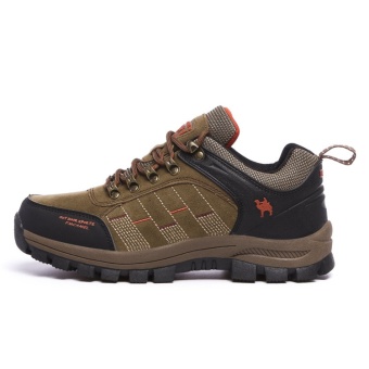 CLZQ 2017 New Men And Women Outdoor Hiking Shoes WaterproofAnti-skid Wear-resistant Climbing Sports Outdoor Footwear-Khaki -intl June 2018 - 3 CLZQ 2017 New Men and Women Outdoor Hiking Shoes WaterproofAnti-skid Wear-resistant Climbing Sports Outdoor Footwear-Khaki -intl - 3