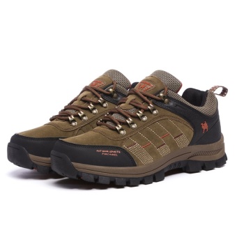 CLZQ 2017 New Men And Women Outdoor Hiking Shoes WaterproofAnti-skid Wear-resistant Climbing Sports Outdoor Footwear-Khaki -intl June 2018 - 4 CLZQ 2017 New Men and Women Outdoor Hiking Shoes WaterproofAnti-skid Wear-resistant Climbing Sports Outdoor Footwear-Khaki -intl - 4