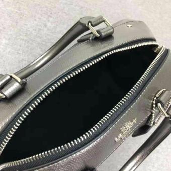 COACH MINI BENNETT SATCHEL IN METALLIC LEATHER SILVER/GUNMETAL April 2018 - 5 COACH MINI BENNETT SATCHEL IN METALLIC LEATHER SILVER/GUNMETAL - 5