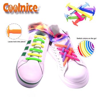 Coolnice No-Tie Silicone Shoelace RAINBOW June 2018 - 4 Coolnice No-Tie Silicone Shoelace RAINBOW - 4