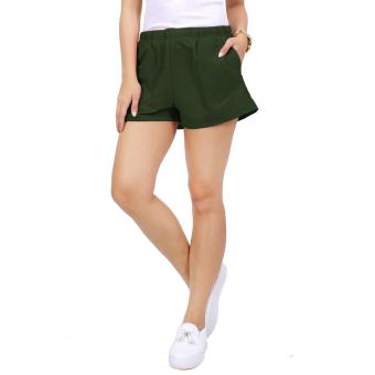 Cotton Republic Comfortable Walking Shorts With Cycling Shortsunder (Green) June 2018 - 4 Cotton Republic Comfortable Walking Shorts with Cycling Shortsunder (Green) - 4