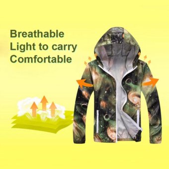 Couple Ultra-thin Breathable Quick-drying Jacket UV Anti-sunClothing Raincoats For Men&Women Grey - Intl July 2018 - 3 Couple Ultra-thin Breathable Quick-drying Jacket UV Anti-sunClothing Raincoats For Men&Women Grey - intl - 3