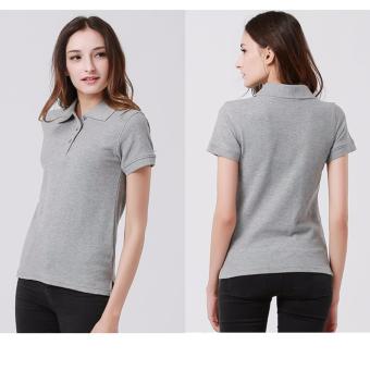 Couples Set Of Quality Fashion Polo Shirts - Gray June 2018 - 2 Couples Set of Quality Fashion Polo Shirts - Gray - 2