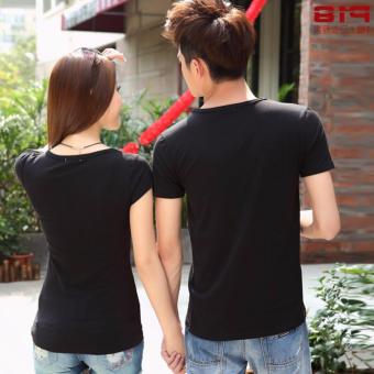 Couples T-Shirts For Men And Women With Arrowed Heart Style (Black) June 2018 - 2 Couples T-Shirts for Men and Women with Arrowed Heart Style (Black) - 2