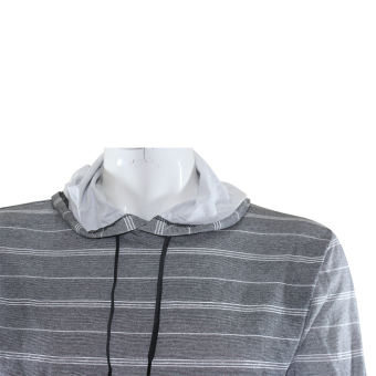 DC Hoddie Fashion Jacket - Gray/Black Stripes April 2018 - 4 DC Hoddie Fashion Jacket - Gray/Black Stripes - 4