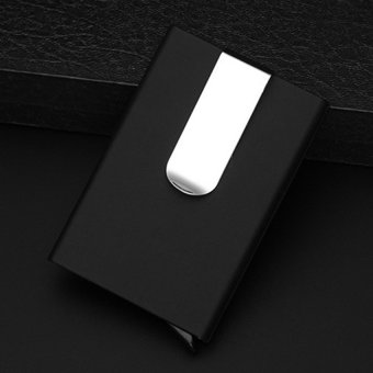 EGC Men Aluminum Slim Id Credit Card With Protector HolderPursewallet Money Clip (Black) - Intl June 2018 - 3 EGC Men Aluminum Slim Id Credit Card with Protector HolderPursewallet Money Clip (Black) - intl - 3
