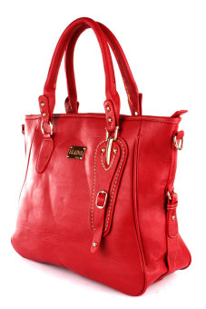 Elena E336Shoulder Bag With Sling And Wallet (Red) June 2018 - 3 Elena E336Shoulder Bag With Sling And Wallet (Red) - 3