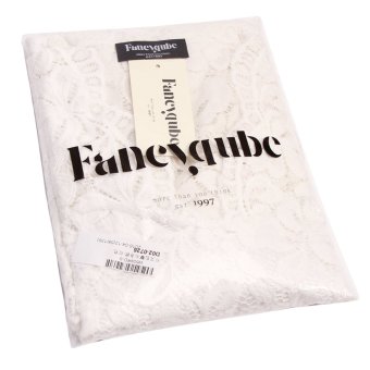 Fancyqube Women V-neck Lace Full Sleeve Mini Dress White June 2018 - 3 Fancyqube Women V-neck Lace Full Sleeve Mini Dress White - 3