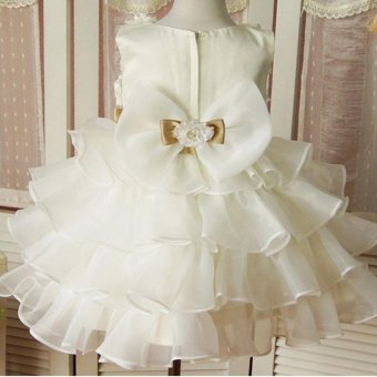 Fashion Kids Clothing Sequin Elegant Flower Girls Party Princess Wedding Tutu Layer Dress - Intl April 2018 - 4 Fashion Kids Clothing Sequin Elegant Flower Girls Party Princess Wedding Tutu Layer Dress - intl - 4
