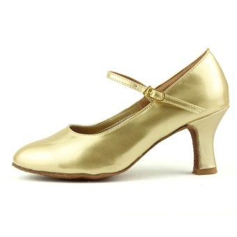 Fashion Modern Woman's Ballroom Salsa Dance Shoes Latin Shoes(Gold)(Intl) June 2018 - 2 Fashion modern woman's ballroom salsa dance shoes latin shoes(Gold)(Intl) - 2