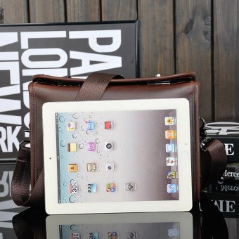 Fashion Single Shoulder Bag Leather Messenger Bag Retro Briefcase - Intl June 2018 - 5 Fashion Single Shoulder bag Leather Messenger Bag Retro Briefcase - intl - 5