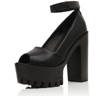 Fashion Women Sandals Pumps Platform Strappy Buckle Stiletto Shoes High Heels June 2018 - 3 Fashion Women Sandals Pumps Platform Strappy Buckle Stiletto Shoes High Heels - 3