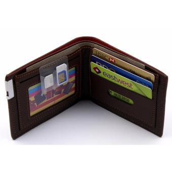 Fashionable Mens Short Wallet With Simcard Pocket Holder (BROWN )FREE GIFT BOX AND MICROWAVABLE PLASTIC CONTAINER May 2018 - 3 Fashionable Mens Short Wallet With Simcard Pocket Holder (BROWN )FREE GIFT BOX AND MICROWAVABLE PLASTIC CONTAINER - 3
