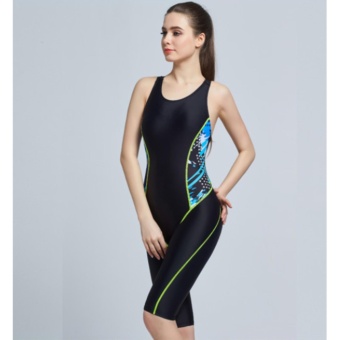 Full Brief Knee Women One Piece Swimsuit Professional Sports Competition Swimwear Slimming Bodysuit Bathing Suit-Black - Intl June 2018 - 2 Full Brief Knee Women One Piece Swimsuit Professional Sports Competition Swimwear Slimming Bodysuit Bathing Suit-Black - intl - 2