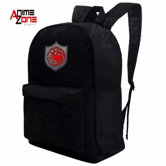 GAME OF THRONES House Targaryen Unisex Everyday Backpack (Black) June 2018 - 2 GAME OF THRONES House Targaryen Unisex Everyday Backpack (Black) - 2