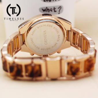 Geneva Amanda Rosegold Two Tone (Brown Animal Print) June 2018 - 3 Geneva Amanda Rosegold Two Tone (Brown Animal Print) - 3