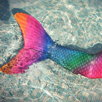 Girl's Mermaid Tail Swimwear Swimsuit With Monofin Swim Fin SummerSwimming Suit - Intl June 2018 - 3 Girl's Mermaid Tail Swimwear Swimsuit with Monofin Swim Fin SummerSwimming Suit - intl - 3