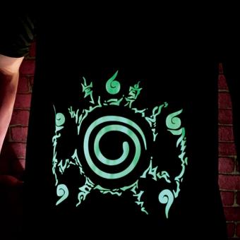Glow In The Dark Naruto Nine Tail Seal Jutsu Shirt (IMG08) June 2018 - 3 Glow in the Dark Naruto Nine Tail Seal Jutsu Shirt (IMG08) - 3