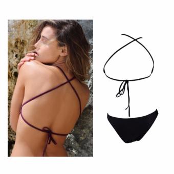 Halter Bikini High Neck Two Piece Bikini Swimsuit Women Swimwear Set July 2018 - 4 Halter Bikini High Neck Two Piece Bikini Swimsuit Women Swimwear Set - 4
