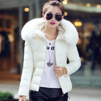 Hang-Qiao Short Down Jacket Women Warm Thick Heavy Coats (White) - Intl April 2018 - 2 Hang-Qiao Short Down Jacket Women Warm Thick Heavy Coats (White) - intl - 2